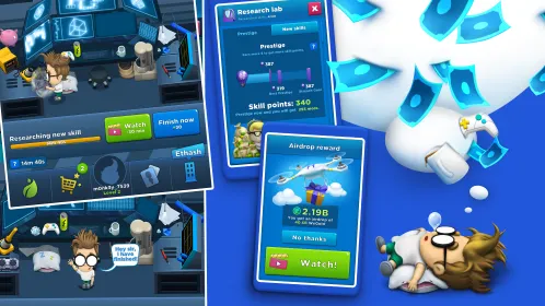 Screenshot Crypto Idle Miner: Bitcoin Inc