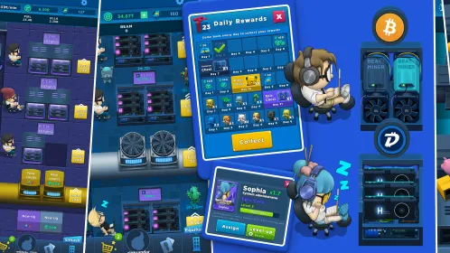 Screenshot Crypto Idle Miner: Bitcoin Inc