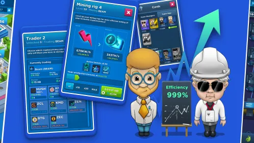 Screenshot Crypto Idle Miner: Bitcoin Inc