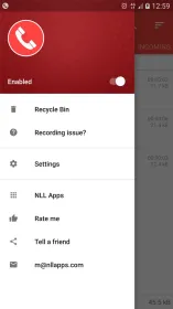 Screenshot ACR Phone