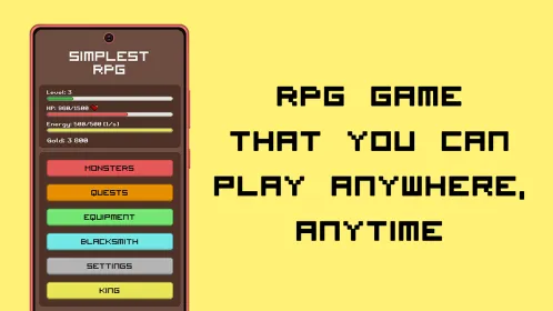 Screenshot Simplest RPG - Text Adventure