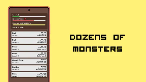 Screenshot Simplest RPG - Text Adventure