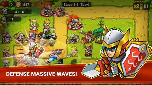 Screenshot Defense Heroes: Defender War Tower Defense