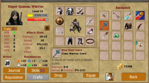 Screenshot Exiled Kingdoms RPG