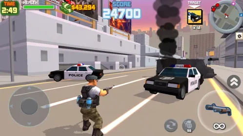 Screenshot Gangster City Simulator: Superhero Fighting Game