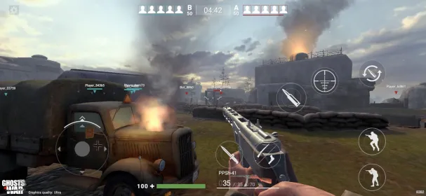 Screenshot Ghosts of War: WW2 Стрелялки