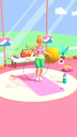 Screenshot Idle Beauty Girl: Workout master