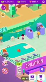 Screenshot Idle Beauty Salon Tycoon