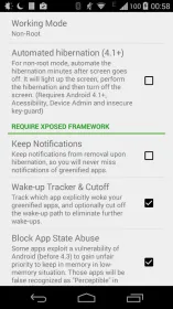 Screenshot Greenify