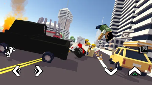 Screenshot Blocky Moto Racing – мотоцикл симулятор