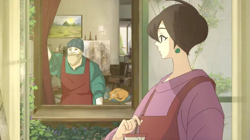 Screenshot Behind the Frame: Живые полотна