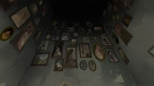 Screenshot Behind the Frame: Живые полотна