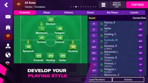 Screenshot Football Manager 2022 Mobile