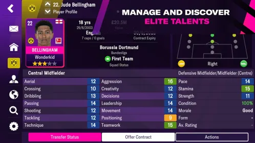 Screenshot Football Manager 2022 Mobile