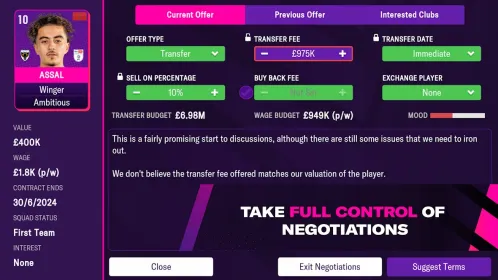 Screenshot Football Manager 2022 Mobile