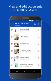 Screenshot Microsoft OneDrive