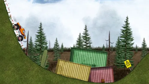 Screenshot Stickman Downhill Monstertruck