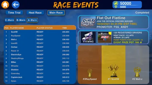 Screenshot Dirt Trackin Sprint Cars