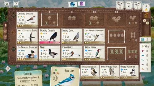Screenshot Wingspan (Крылья)