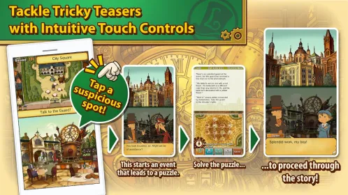 Screenshot Layton: Unwound Future in HD