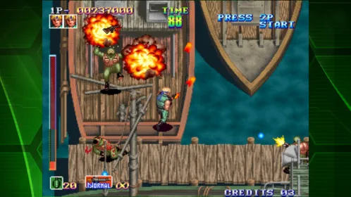 Screenshot SHOCK TROOPERS ACA NEOGEO