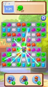 Screenshot Match Town Makeover: три в ряд