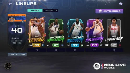 Screenshot EA SPORTS™ NBA LIVE Mobile