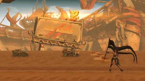 Screenshot Road Warrior Nitro: пустыня