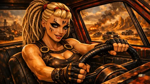 Screenshot Road Warrior Nitro: пустыня