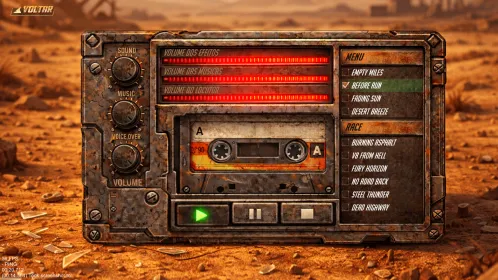 Screenshot Road Warrior Nitro: пустыня