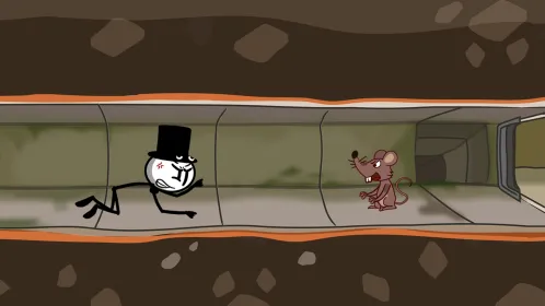 Screenshot Побег из тюрьмы: Приключения Стикмена