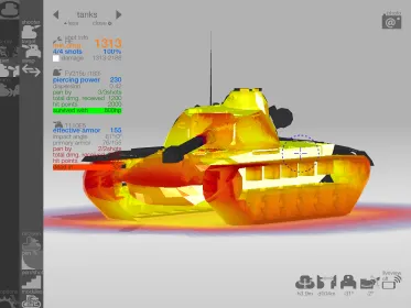 Screenshot Armor Inspector - для WoT