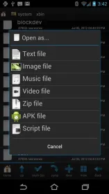 Screenshot Root Browser