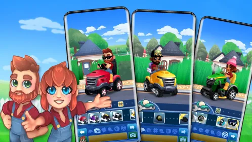 Screenshot It's Literally Just Mowing