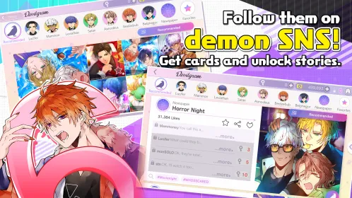 Screenshot Obey Me! Anime Otome Sim