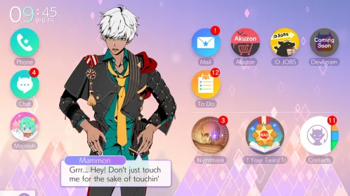 Screenshot Obey Me! Anime Otome Sim