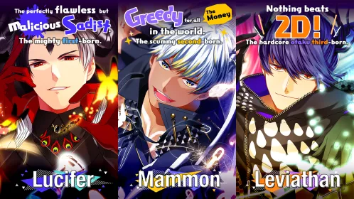Screenshot Obey Me! Anime Otome Sim