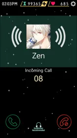 Screenshot Mystic Messenger