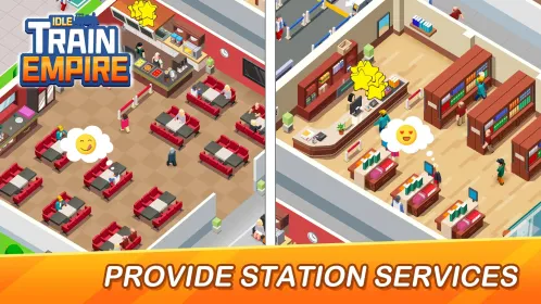 Screenshot Idle Train Empire: магнат игры