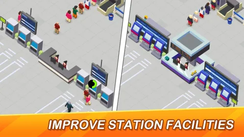 Screenshot Idle Train Empire: магнат игры