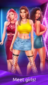 Screenshot Girls & City: игра в бутылочку