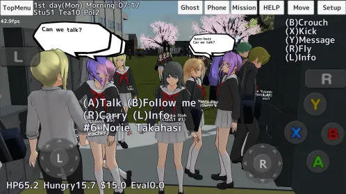 Screenshot School Girls Simulator