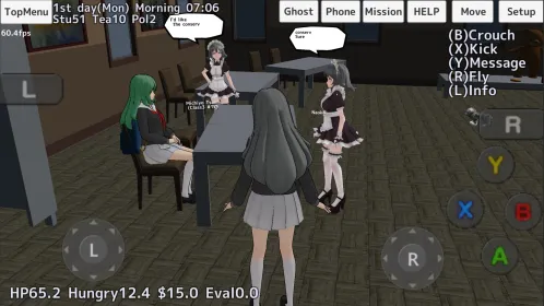 Screenshot School Girls Simulator