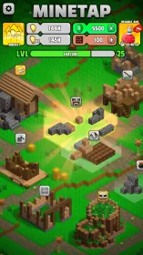 Screenshot Minetap – Merge кликер