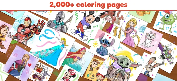 Screenshot Disney: мир раскрасок