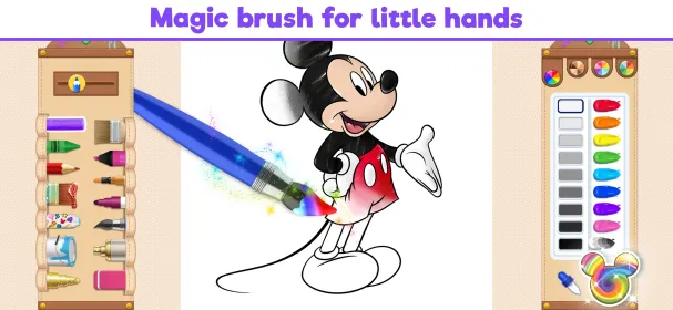 Screenshot Disney: мир раскрасок