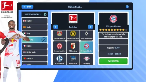 Screenshot Soccer Manager 2023