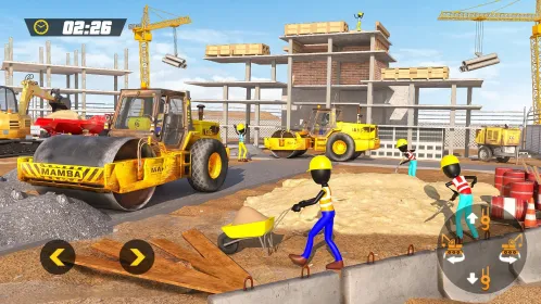 Screenshot Stickman City Construction