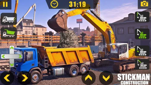 Screenshot Stickman City Construction