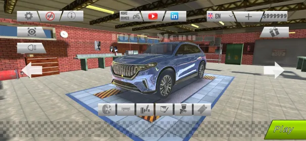 Screenshot Lada Car Drift, Парковка